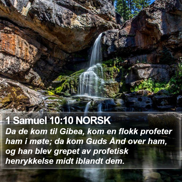 1 Samuel 10:10 NORSK Bible Study