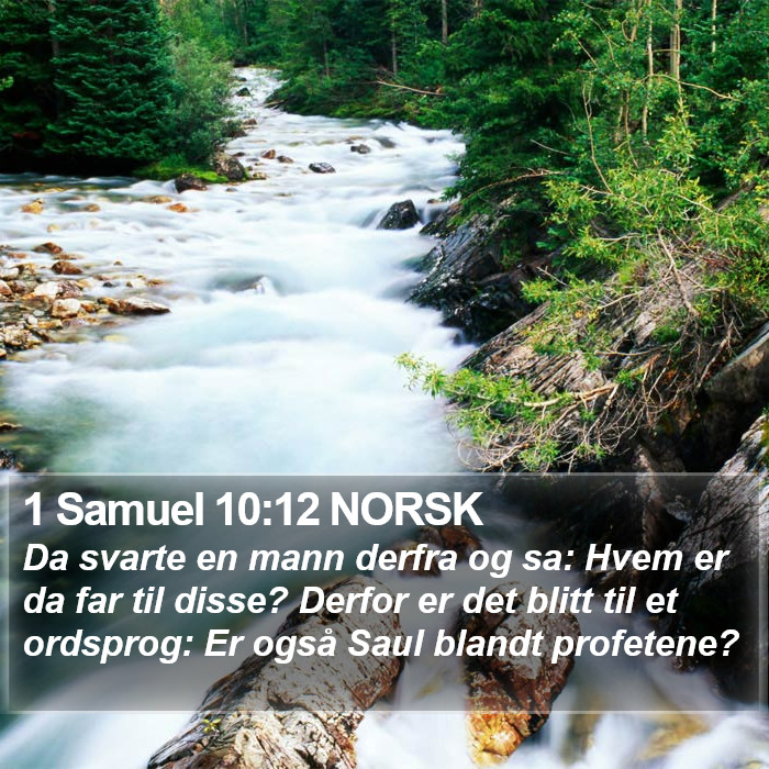 1 Samuel 10:12 NORSK Bible Study