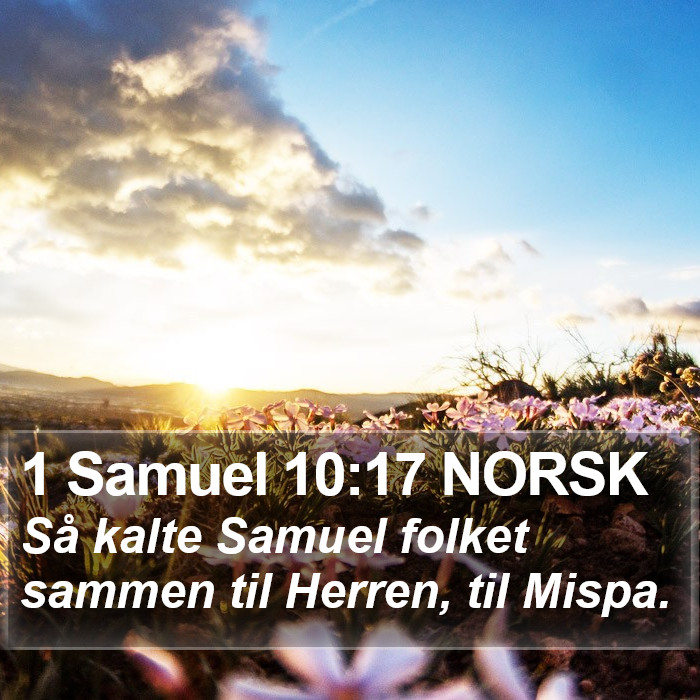 1 Samuel 10:17 NORSK Bible Study