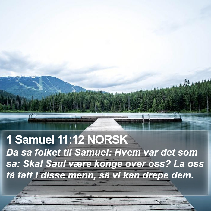 1 Samuel 11:12 NORSK Bible Study