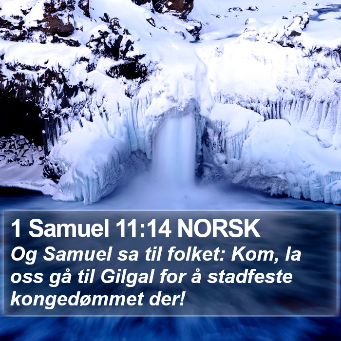 1 Samuel 11:14 NORSK Bible Study