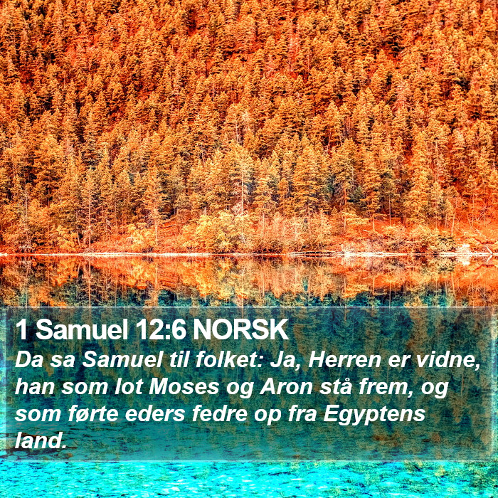 1 Samuel 12:6 NORSK Bible Study