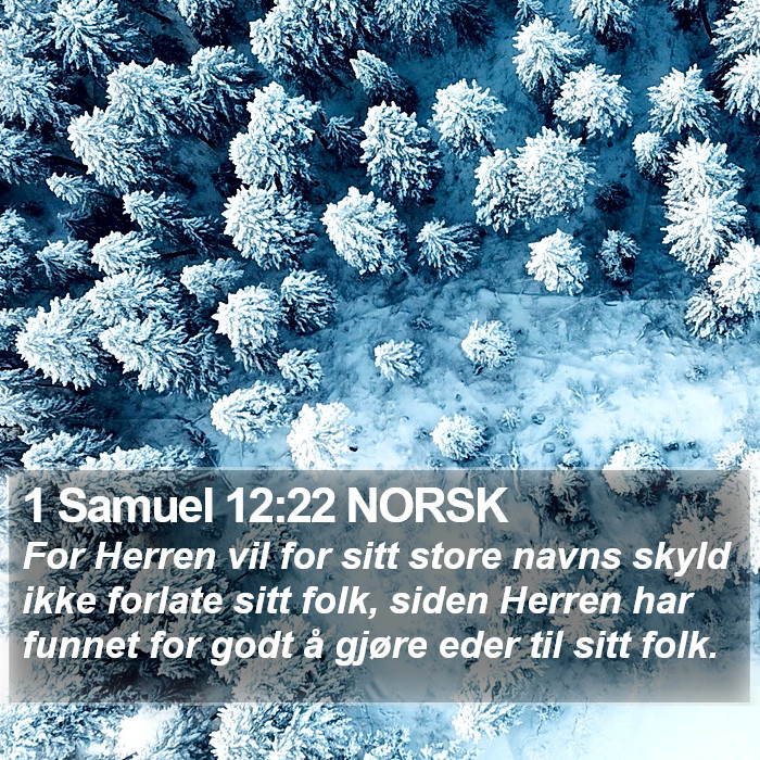 1 Samuel 12:22 NORSK Bible Study