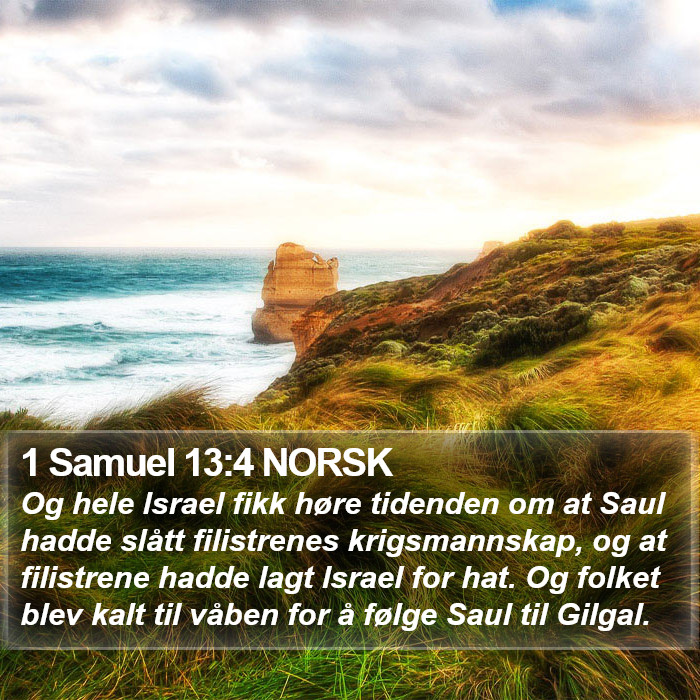 1 Samuel 13:4 NORSK Bible Study