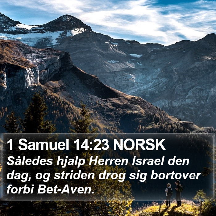 1 Samuel 14:23 NORSK Bible Study