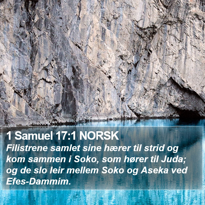 1 Samuel 17:1 NORSK Bible Study