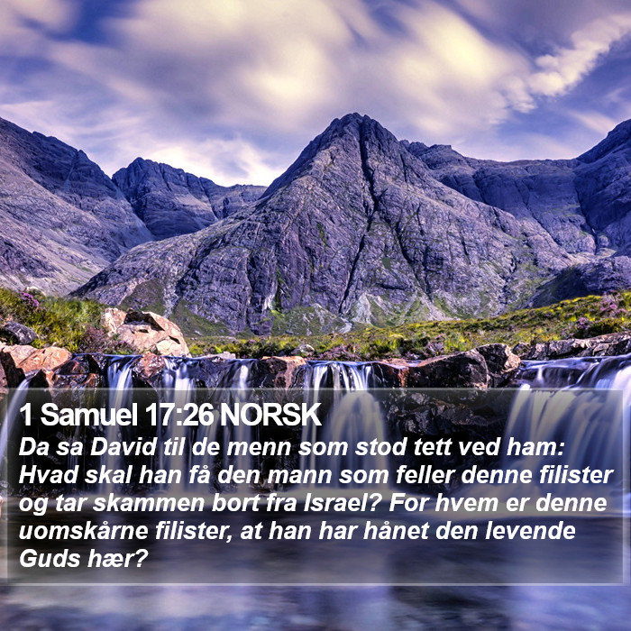 1 Samuel 17:26 NORSK Bible Study