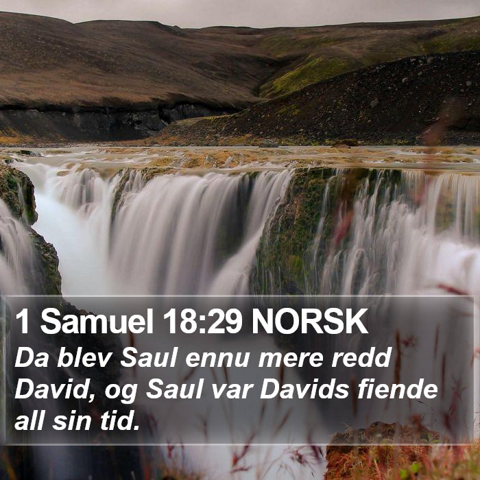 1 Samuel 18:29 NORSK Bible Study