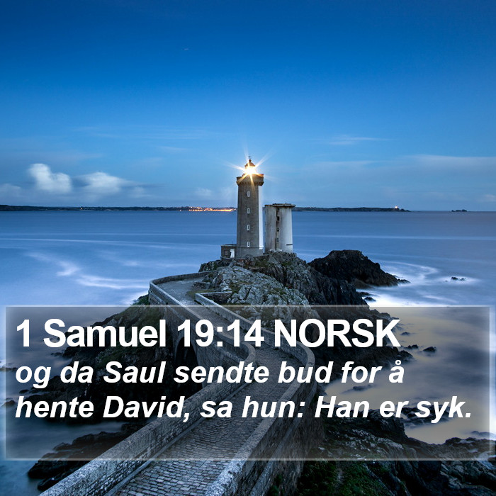 1 Samuel 19:14 NORSK Bible Study