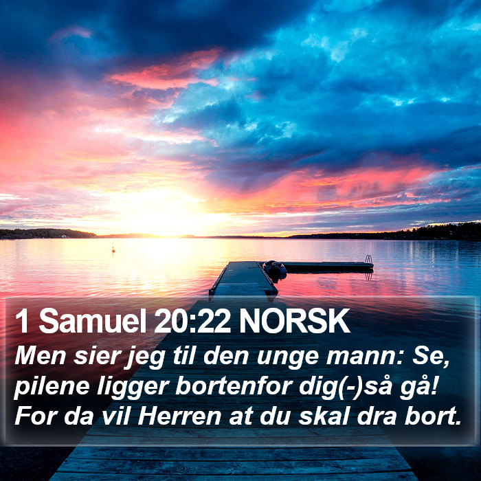 1 Samuel 20:22 NORSK Bible Study