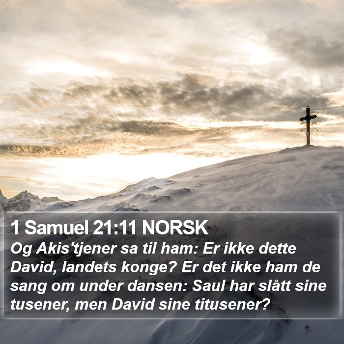 1 Samuel 21:11 NORSK Bible Study