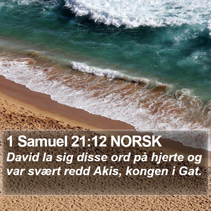 1 Samuel 21:12 NORSK Bible Study