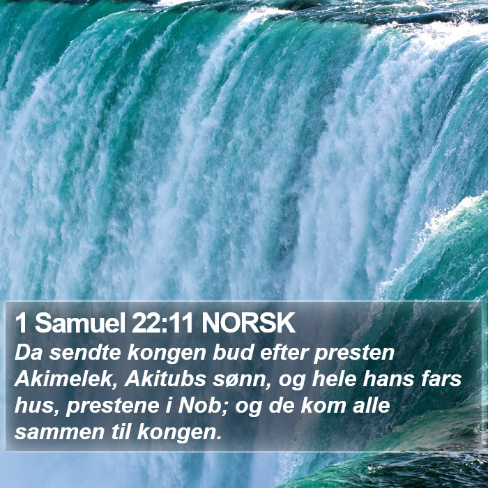 1 Samuel 22:11 NORSK Bible Study