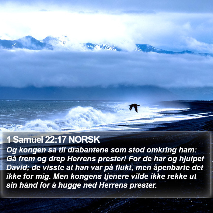 1 Samuel 22:17 NORSK Bible Study