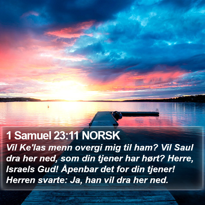 1 Samuel 23:11 NORSK Bible Study