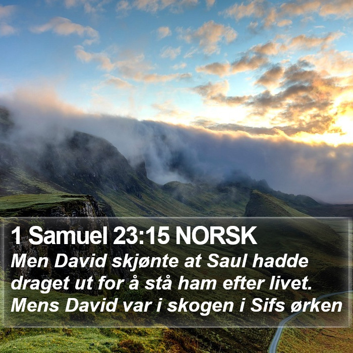 1 Samuel 23:15 NORSK Bible Study