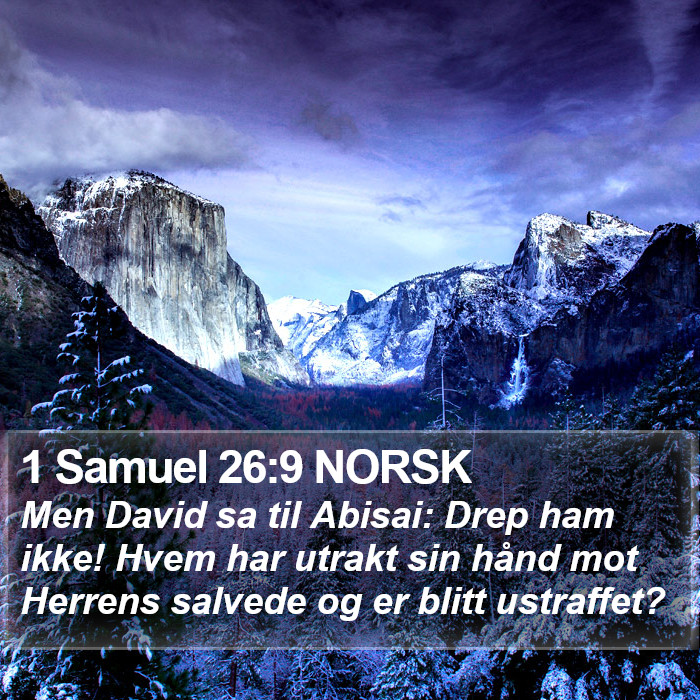 1 Samuel 26:9 NORSK Bible Study