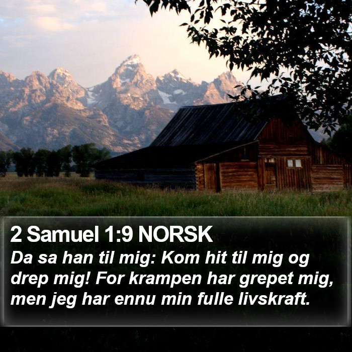 2 Samuel 1:9 NORSK Bible Study