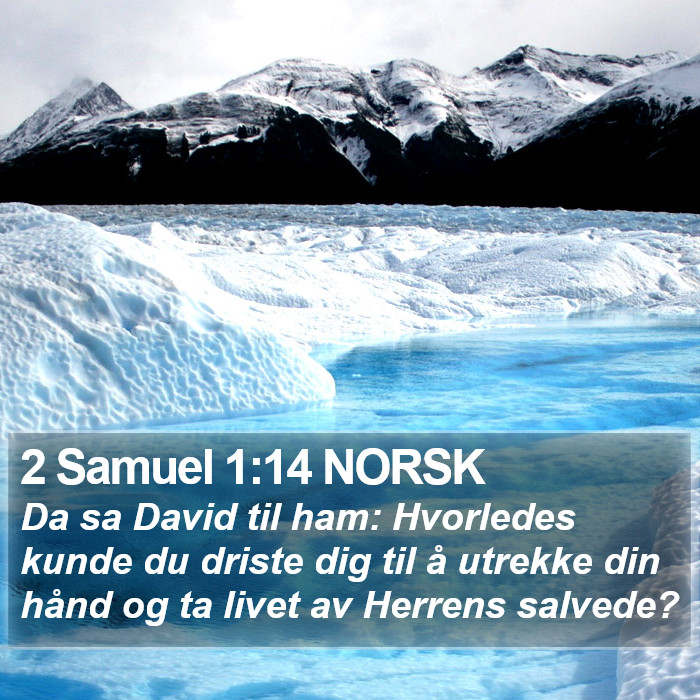 2 Samuel 1:14 NORSK Bible Study