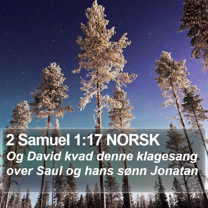 2 Samuel 1:17 NORSK Bible Study