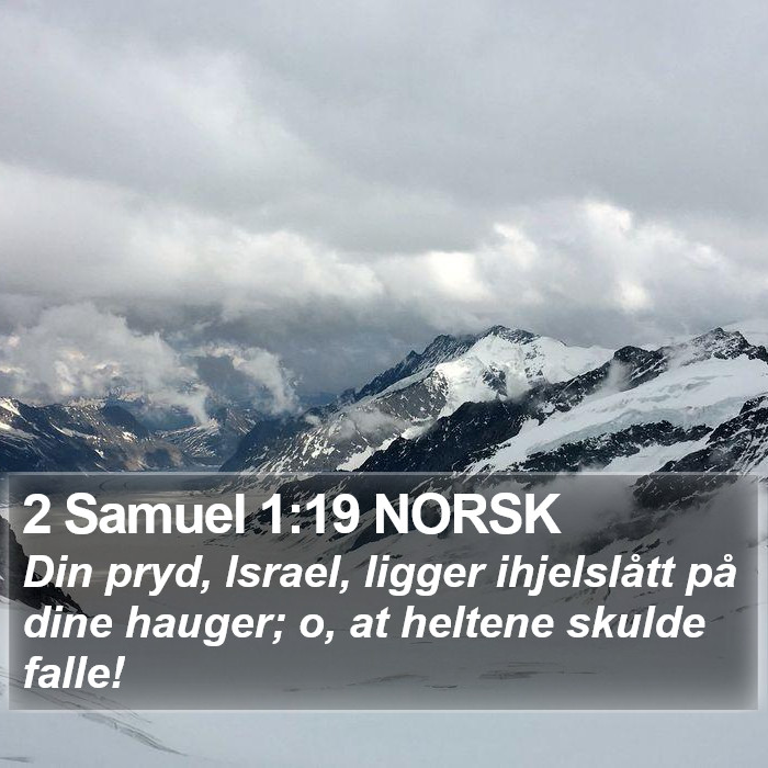 2 Samuel 1:19 NORSK Bible Study