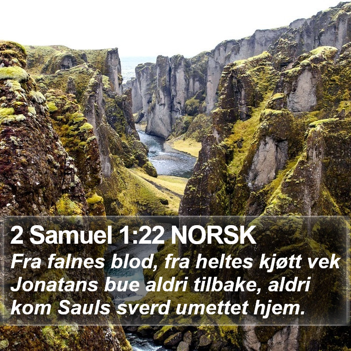 2 Samuel 1:22 NORSK Bible Study