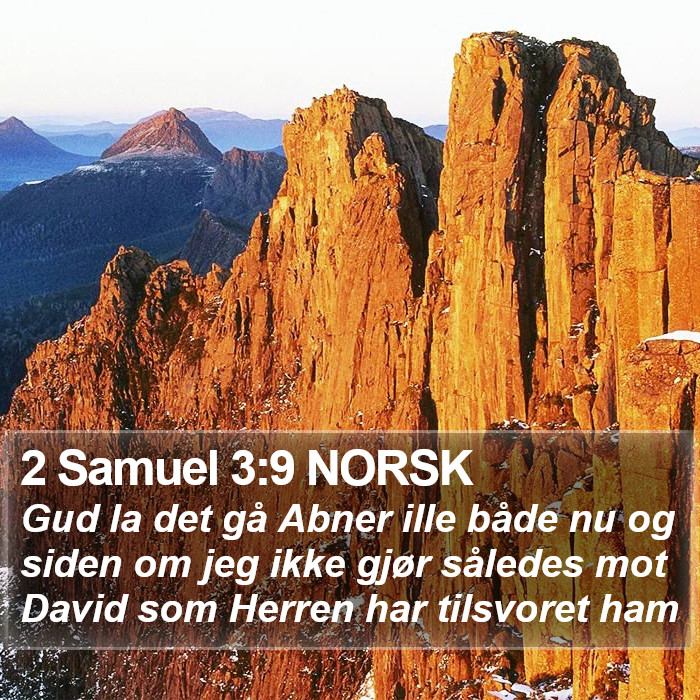 2 Samuel 3:9 NORSK Bible Study