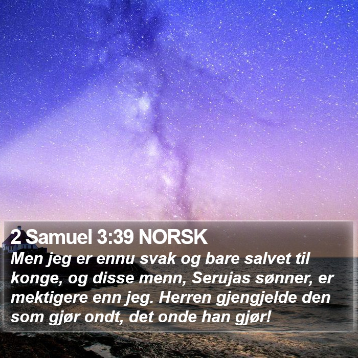 2 Samuel 3:39 NORSK Bible Study