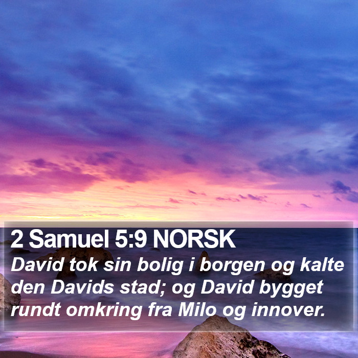 2 Samuel 5:9 NORSK Bible Study