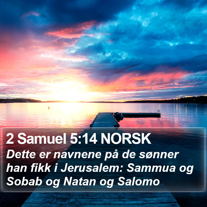 2 Samuel 5:14 NORSK Bible Study