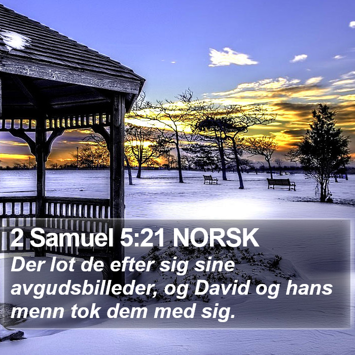 2 Samuel 5:21 NORSK Bible Study