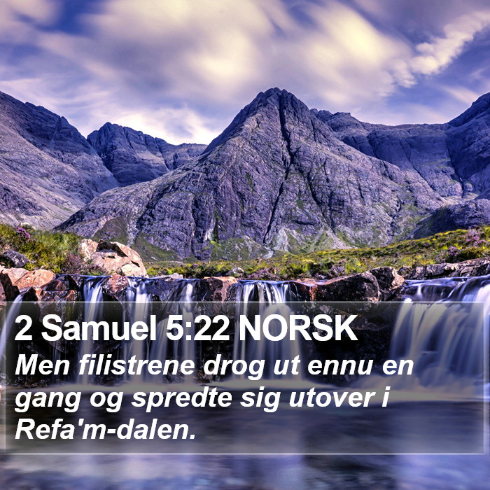 2 Samuel 5:22 NORSK Bible Study