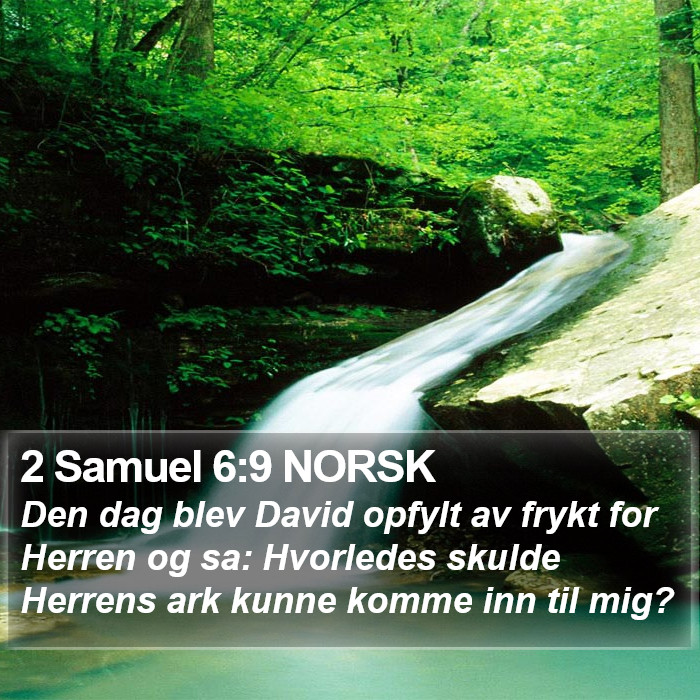 2 Samuel 6:9 NORSK Bible Study