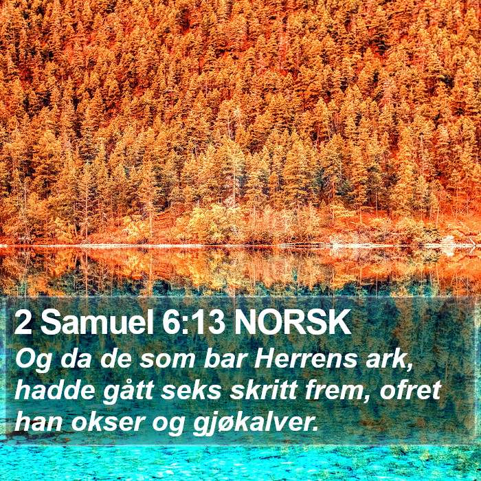 2 Samuel 6:13 NORSK Bible Study