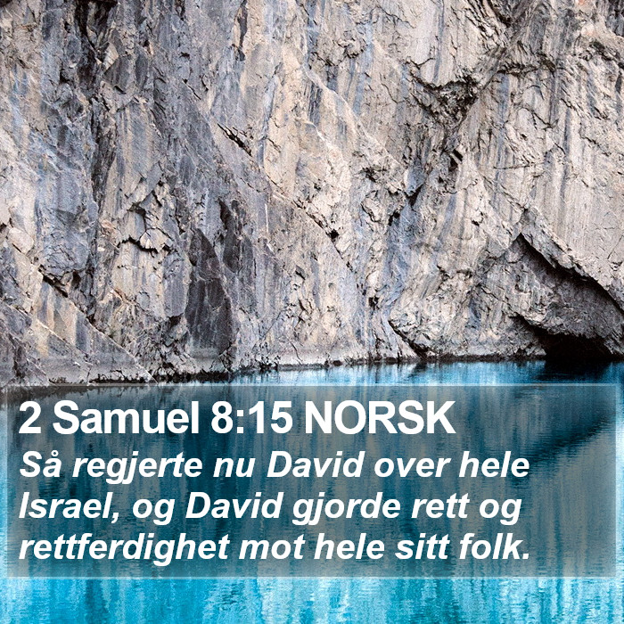 2 Samuel 8:15 NORSK Bible Study