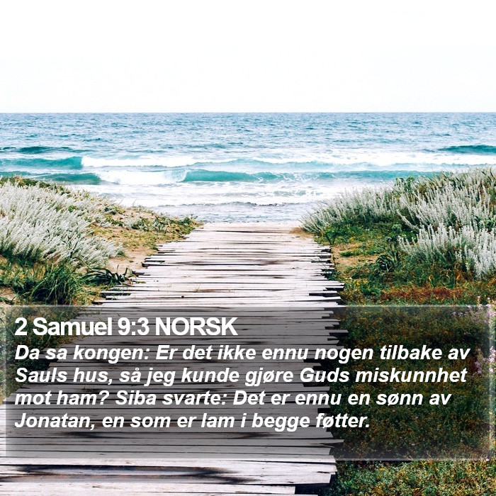 2 Samuel 9:3 NORSK Bible Study