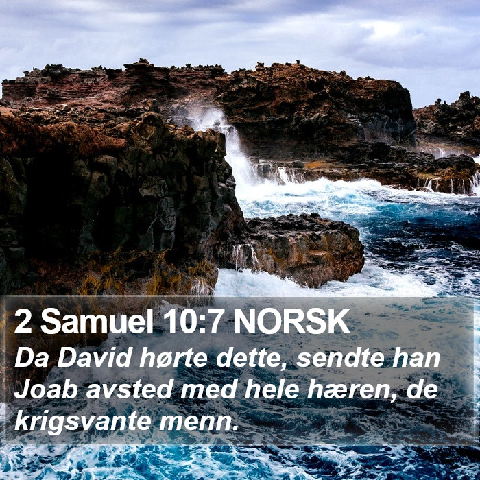 2 Samuel 10:7 NORSK Bible Study