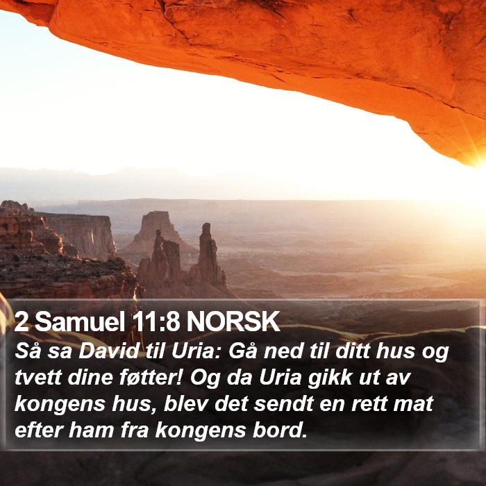 2 Samuel 11:8 NORSK Bible Study