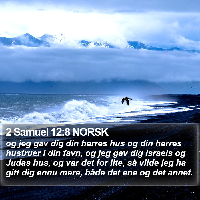 2 Samuel 12:8 NORSK Bible Study