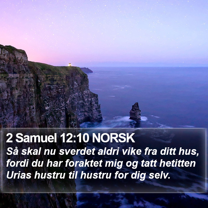 2 Samuel 12:10 NORSK Bible Study