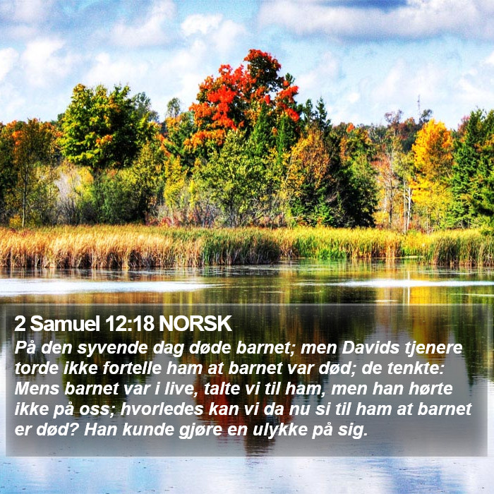 2 Samuel 12:18 NORSK Bible Study