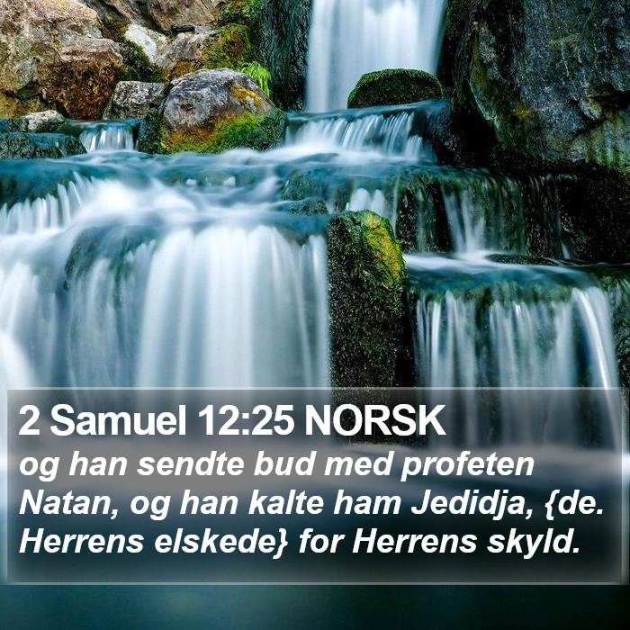 2 Samuel 12:25 NORSK Bible Study