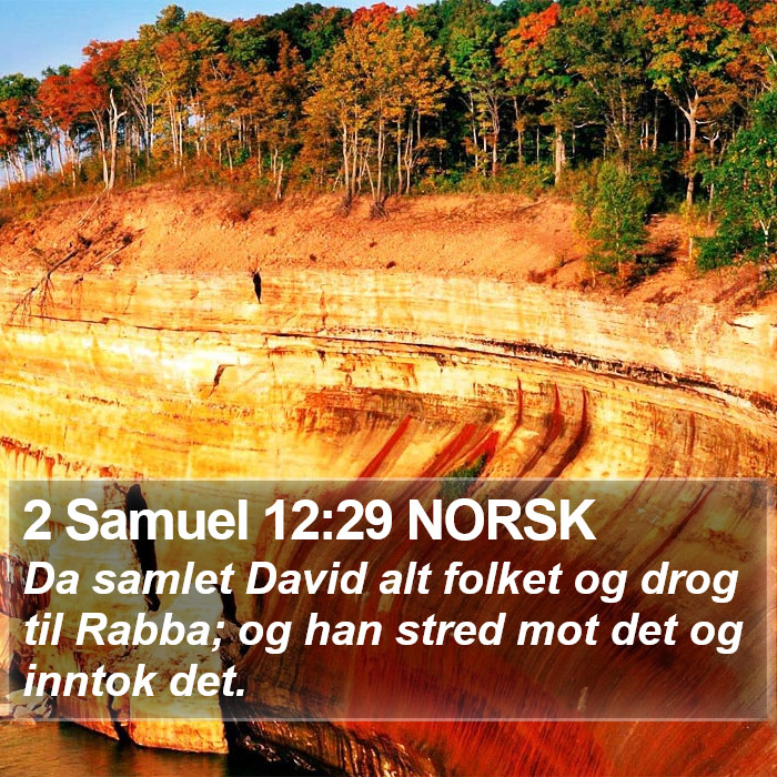 2 Samuel 12:29 NORSK Bible Study