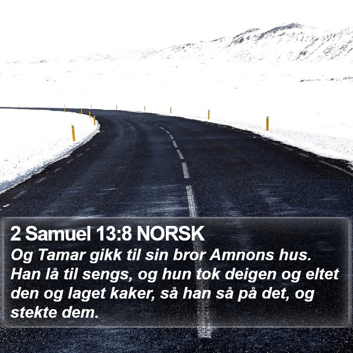 2 Samuel 13:8 NORSK Bible Study