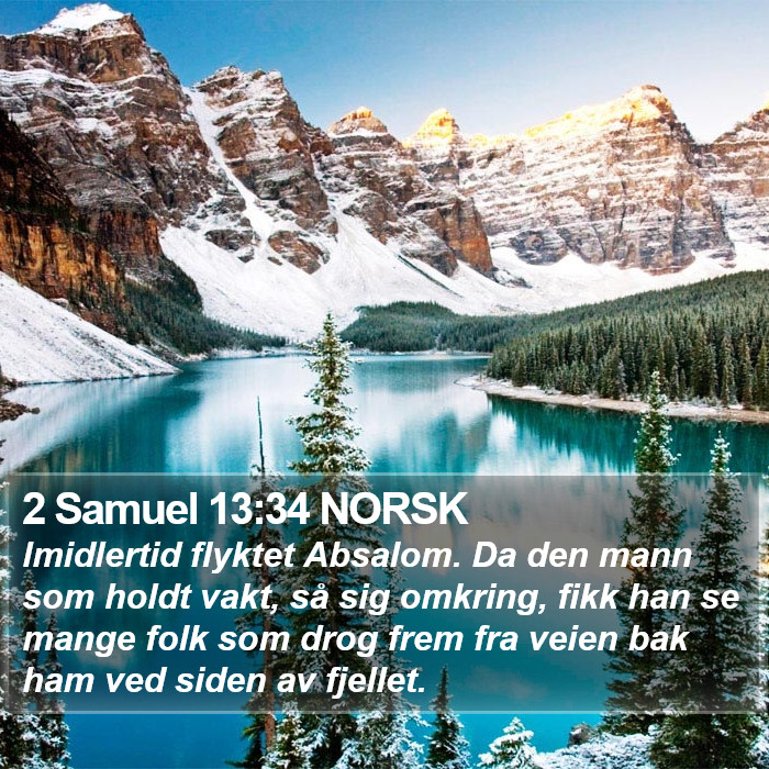 2 Samuel 13:34 NORSK Bible Study