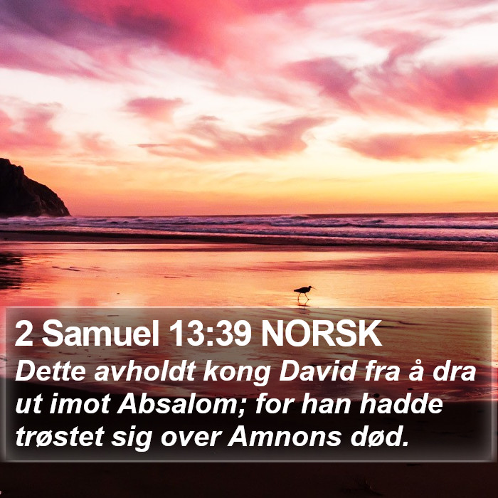 2 Samuel 13:39 NORSK Bible Study