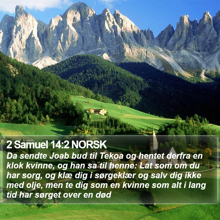 2 Samuel 14:2 NORSK Bible Study