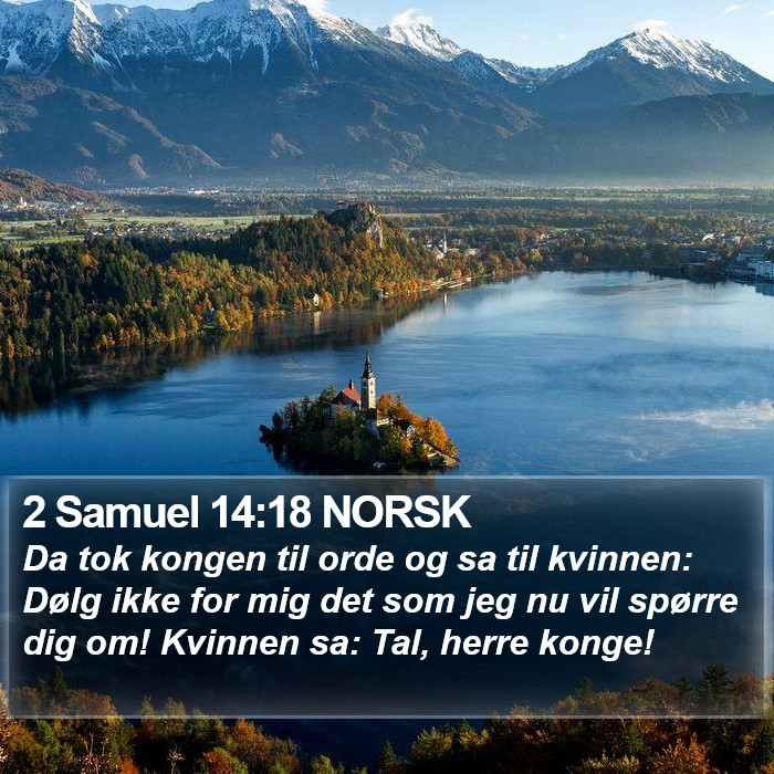 2 Samuel 14:18 NORSK Bible Study