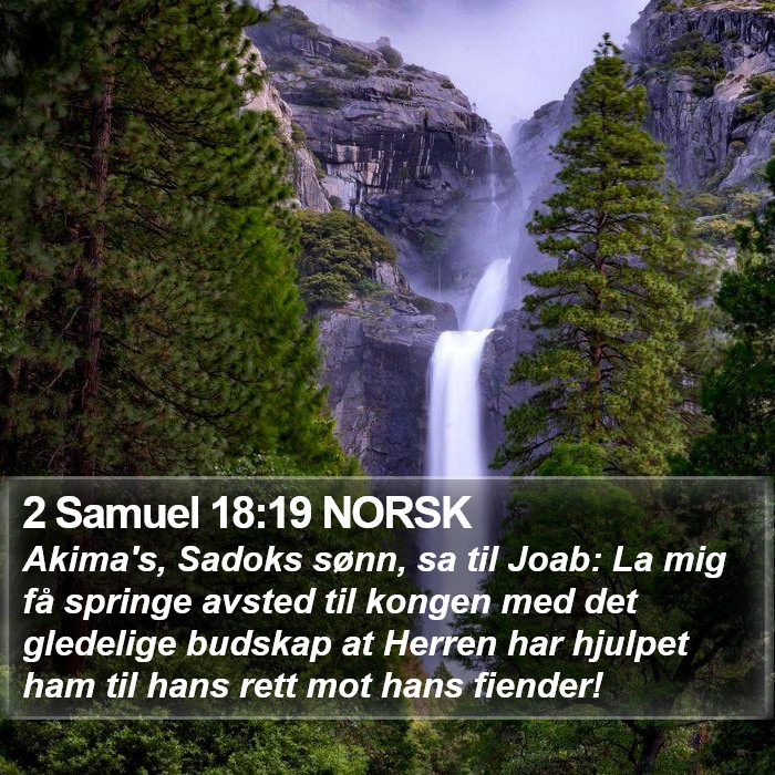 2 Samuel 18:19 NORSK Bible Study