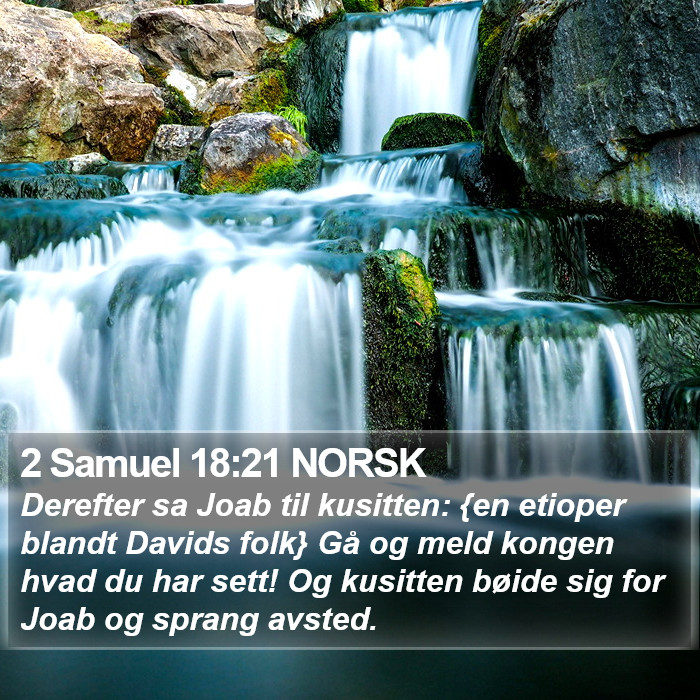 2 Samuel 18:21 NORSK Bible Study